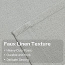 Rideau occultant imitation lin sur mesure chambre salon