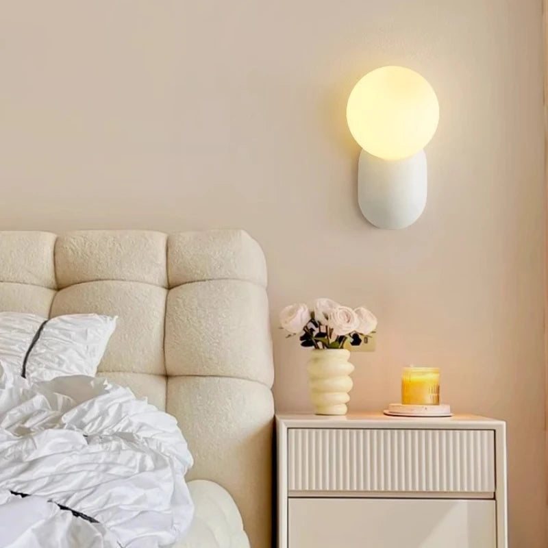 applique murale led moderne petite lampe à bulles décorative - vue 5 sur 9
