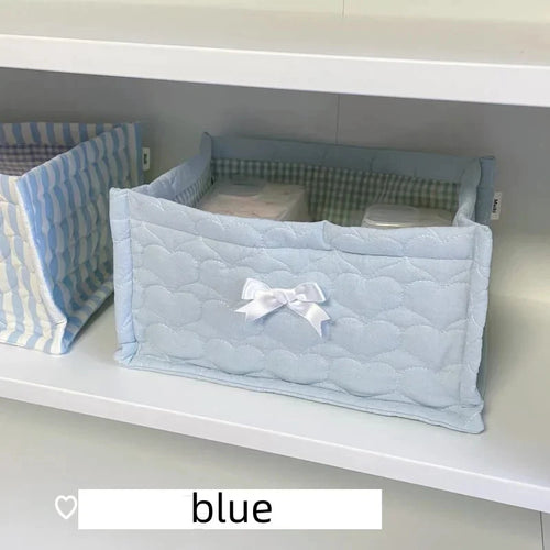 panier de rangement carré mignon pour décoration maison