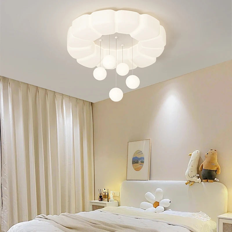 lustre suspendu créatif à bulles led pour enfants maternelle - vue 4 sur 13