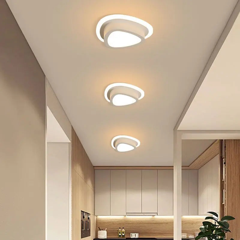 Plafonnier moderne à leds pour intérieur décoration maison - vue 3 sur 12
