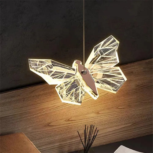 suspension en cristal nordique à led pour décoration moderne - vue 4 sur 18