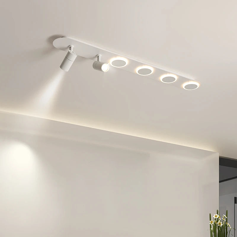 plafonnier Led avec projecteurs nordique - vue 3 sur 21