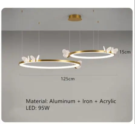 suspension design en acrylique pour décoration moderne de luxe - vue 8 sur 21