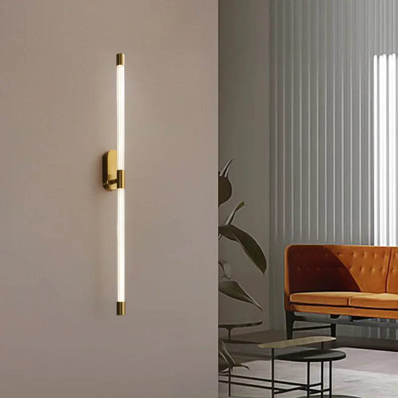 applique murale led minimaliste en acrylique avec gradation