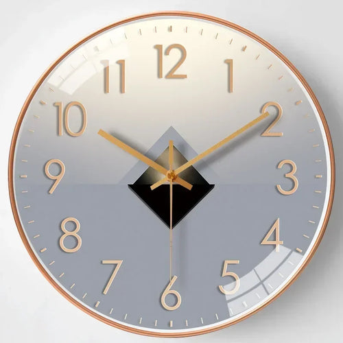 horloge murale silencieuse à piles design moderne pour tous les espaces - vue 10 sur 16