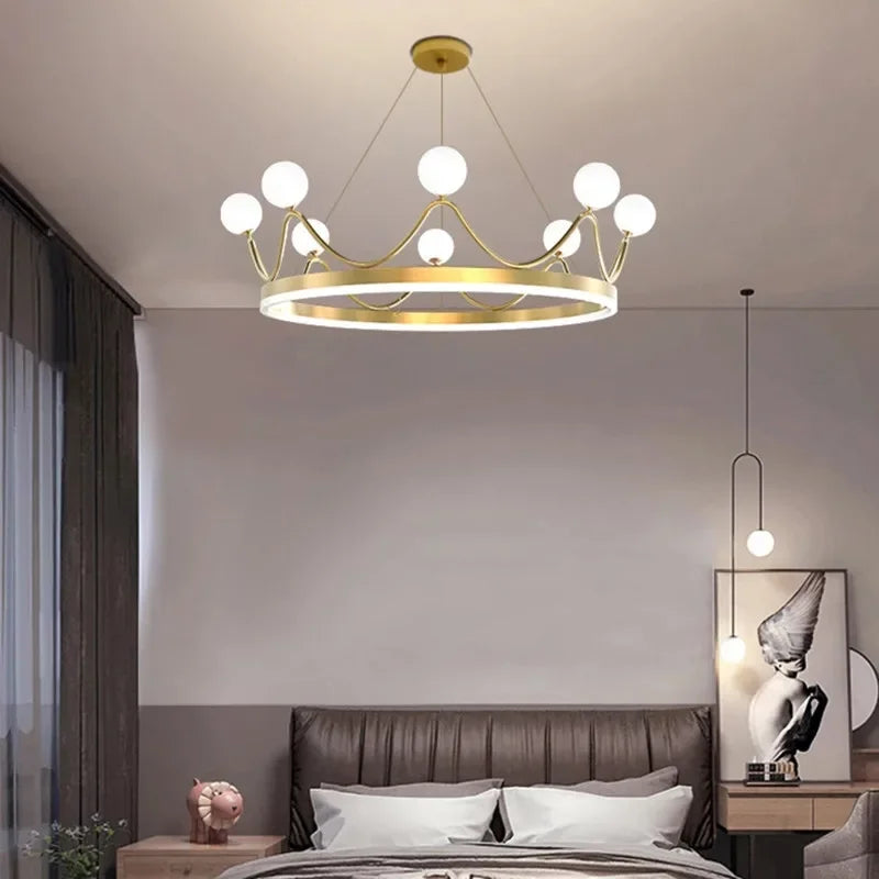 lustre moderne à led design pour intérieur élégant - vue 6 sur 8