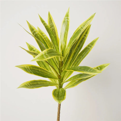 plante tropicale en pot avec palmier et bambou décoratif - vue 11 sur 18