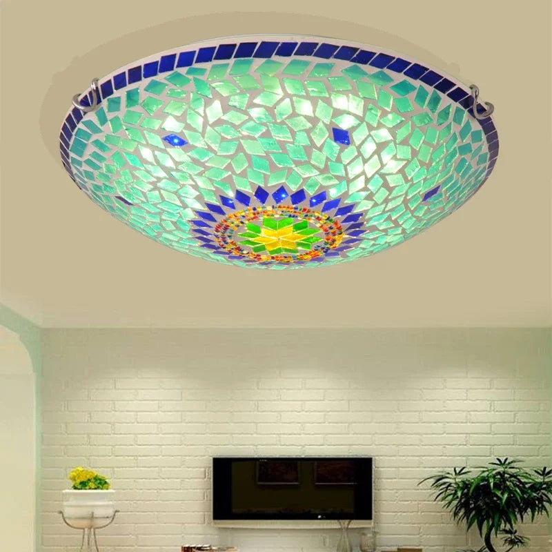 lustre en verre pour décoration moderne intérieure élégante lumineuse - vue 6 sur 9