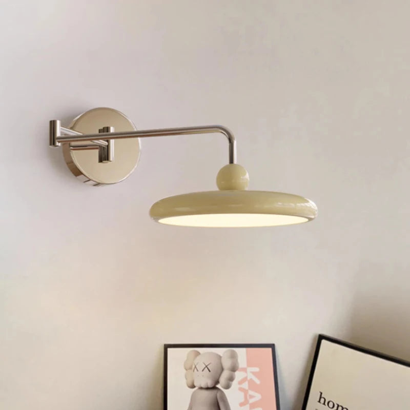 applique murale pliable nordique à led rétractable moderne - vue 2 sur 9