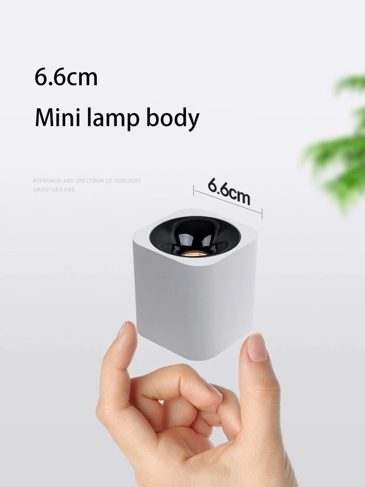 mini projecteur led anti-éblouissement monté en surface pour intérieur - vue 5 sur 14