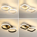 Plafonnier noir/blanc moderne Led