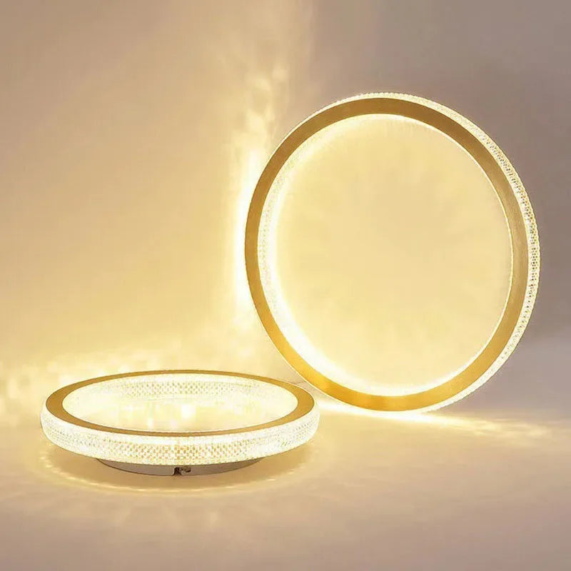 lustre plafond moderne à leds pour intérieur décoratif