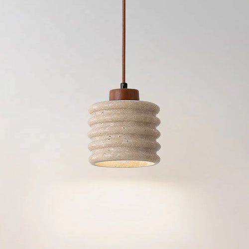 lustre wabi-sabi design bois décoration intérieure suspension - vue 2 sur 8