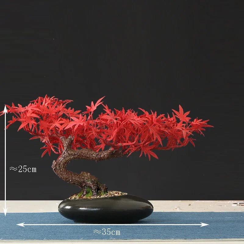 décoration intérieure faux arbre bonsaï style chinois pour intérieur et extérieur - vue 17 sur 22