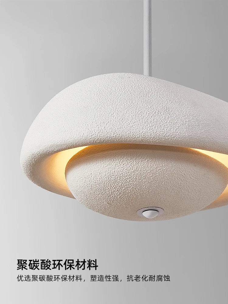lustre moderne wabi-sabi design pour bar et table ronde - vue 4 sur 8