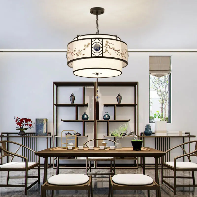 lustre rétro créatif pour éclairage intérieur de restaurant - vue 3 sur 9