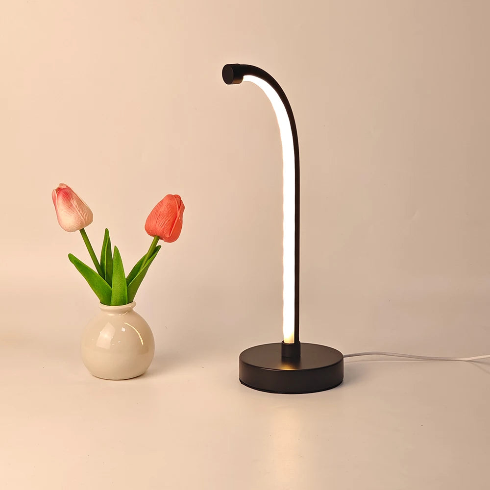 lampe de table led tactile ambiance réglable trois couleurs - vue 6 sur 7
