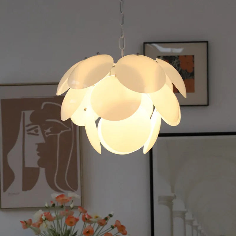 Denmark Glass Pine Cone Pendant Lamp Chandelier Hanging Light Fixture - vue 6 sur 8