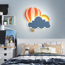 applique nuage airballons chaud enfants chevet déco écolematernelle
