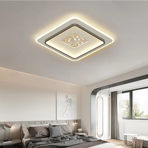 Plafond moderne à LEDs lampe pour chambre cuisine étude éclairage salon luminosité réglable Led plafonnier luminaire
