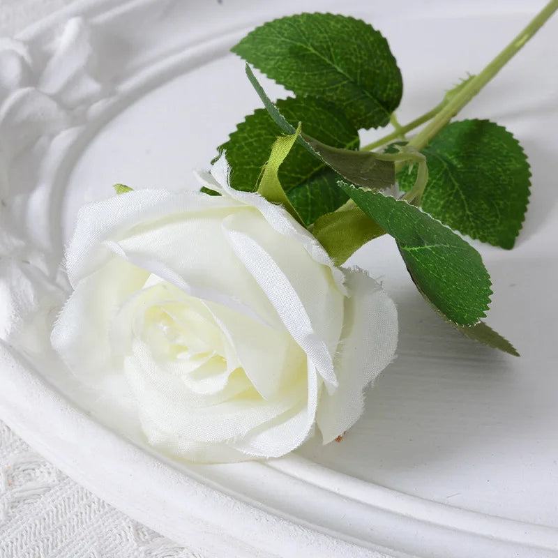 rose artificielle en soie pour décoration de mariage et événements - vue 11 sur 28