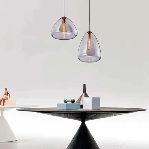 suspension en verre design nordique pour décoration intérieure moderne - vue 5 sur 15