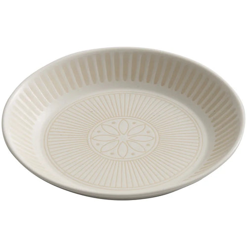 Assiette ceramique japonaise retro relief vaisselle artistique
