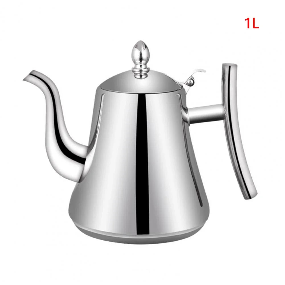 Bouilloire inox avec infuseur amovible tous feux