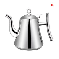 Bouilloire inox avec infuseur amovible tous feux