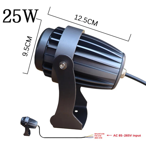 lampe led étanche pour éclairage extérieur jardin et sentier - vue 13 sur 15
