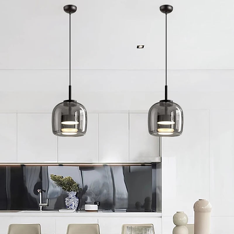 Chambre moderne salle à manger décorative led plafonniers lampes suspendues éclairage intérieur éclairage intérieur plafonnier lustre - vue 3 sur 9