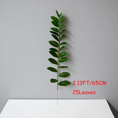 grandes branches artificielles de ficus pour décoration tropicale - vue 8 sur 15