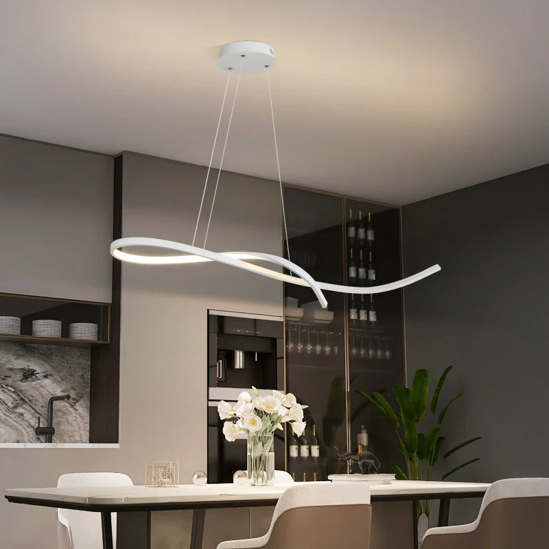 lustre moderne minimaliste pour éclairage intérieur design élégant - vue 3 sur 11