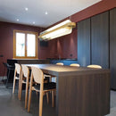 lustre italien simple design nordique post-moderne pour restaurant bar ou bureau