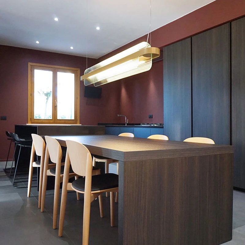 lustre italien simple design nordique post-moderne pour restaurant bar ou bureau - vue 3 sur 8
