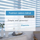 Store enrouleur jour nuit zébré sur mesure salon