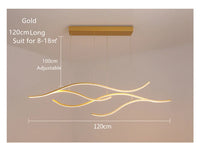Nordic minimalist LED restaurant pendant lights, bar counter, kitchen pendant lights, living room home decoration hanging lights
