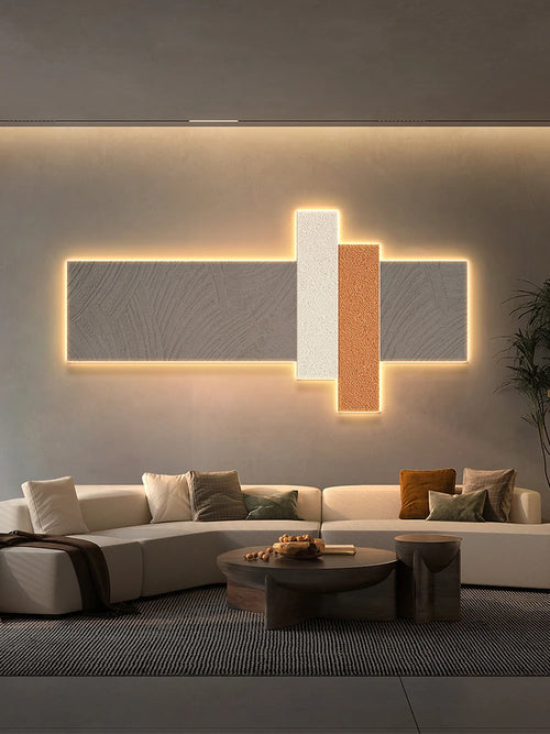 applique murale led minimaliste télécommande design nordique décorative