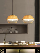 suspension luminaire en bambou pour restaurant hôtel