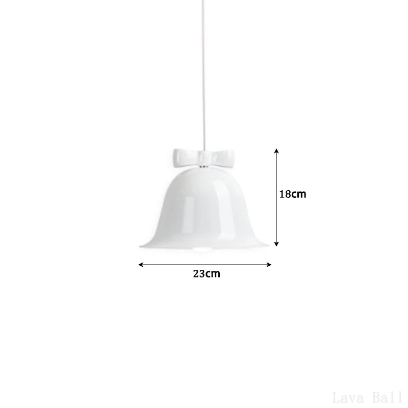 suspension modernes en forme de cloche avec nœud décoratif - vue 16 sur 20