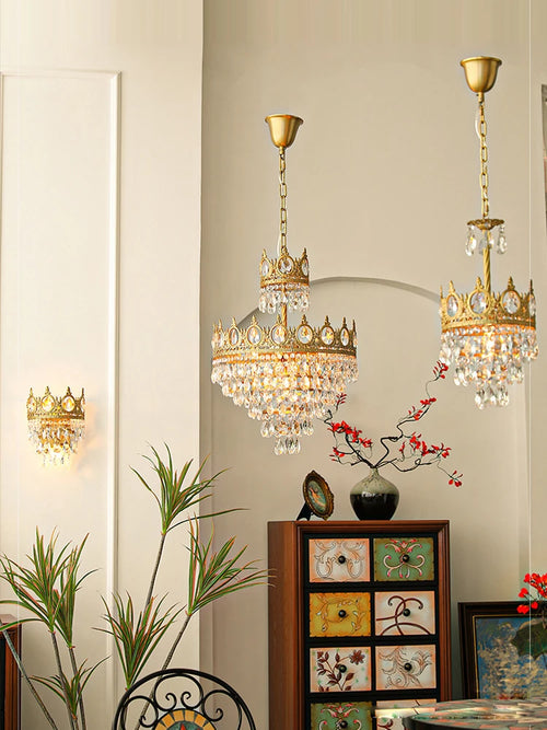 lustre en cristal k9 dimmable pour éclairage moderne