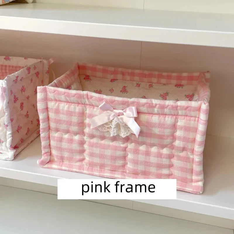panier de rangement carré mignon pour décoration maison - vue 11 sur 13