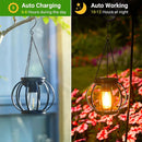 lanterne solaire à led avec capteur lumière pour jardin extérieur