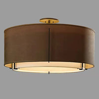 Plafonnier Style chinois LED Simplicité Art Tissu Rond