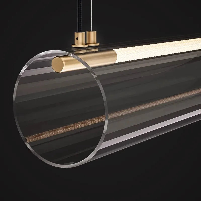 lustre design en acrylique pour éclairage décoratif intérieur - vue 5 sur 7