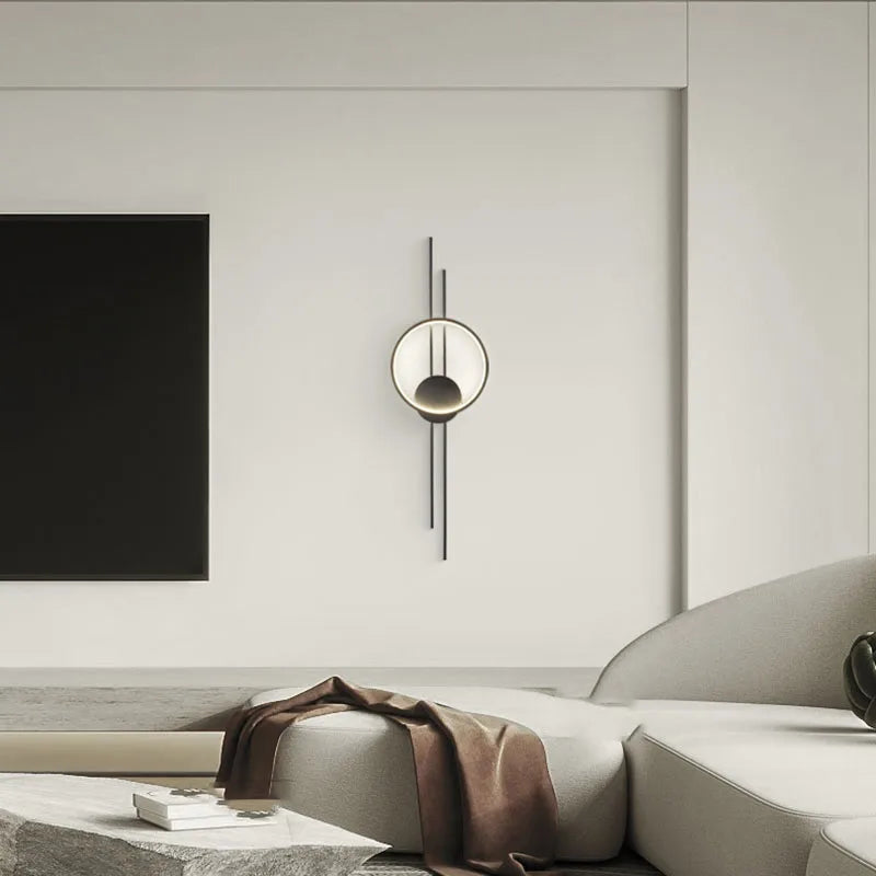 applique murale led en cuivre gradation température éclairage ambiance