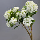 boule de neige florale en soie décoration mariage fausses fleurs hortensia