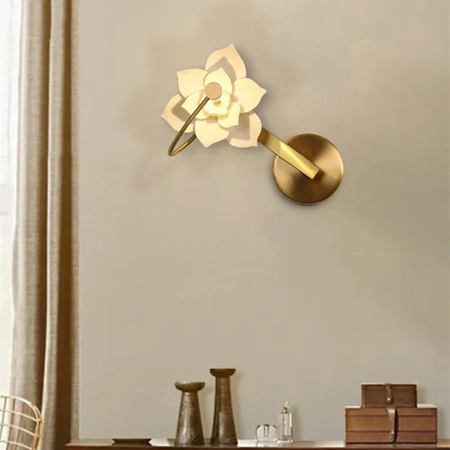 applique murale moderne en céramique art déco luxe à led - vue 2 sur 7