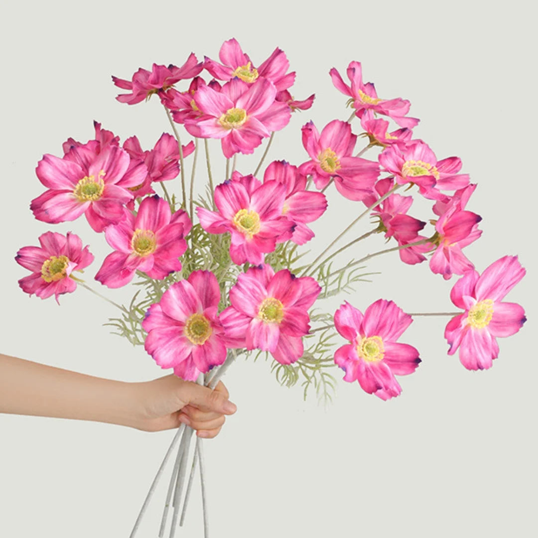 camomille soie fleur artificielle haute qualité pour décorations de fête - vue 2 sur 15